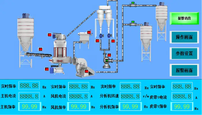 PLC控制系统界面
