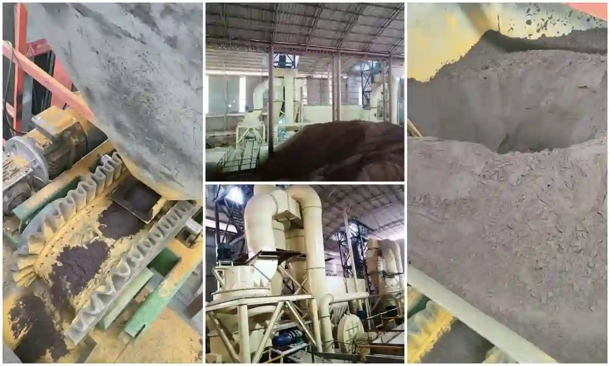 GK雷蒙磨与GK超细环辊磨加工氧化铁红客户现场