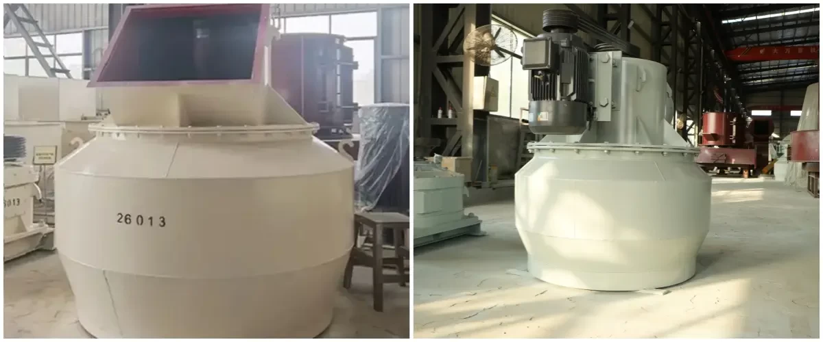 桂林矿机的涡轮分级机客户现场