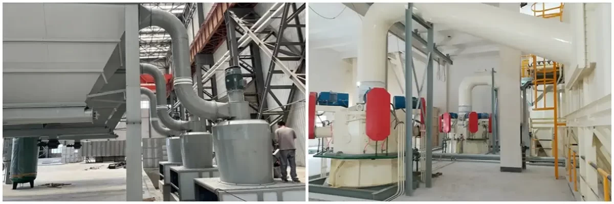超细环辊磨机与超细立式磨粉机的分级系统
