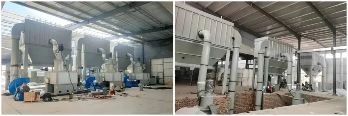 桂林矿机的超细分级机客户现场
