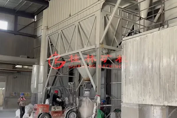桂林矿机超细环辊磨粉机甘肃调试投产